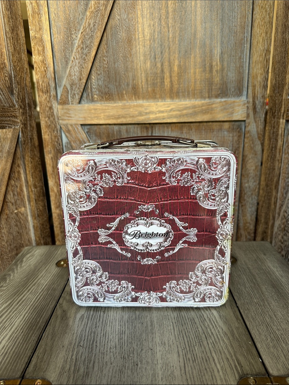 Brighton RARE Collectable Metallic Lunch Box - Picture 2 of 10